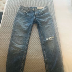 Rag & Bone Low Rise Boyfriend Jean